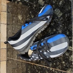 Thin Blue Line Tennis Shoes